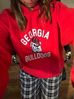 Gildan Red Georgia Bulldogs Hoodie